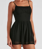 Too Cute Mesh Knit Romper