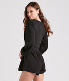 Dinner Date Vibes Pleated Romper