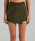 Style Notes Ponte Cargo Mini Skort