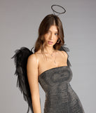 Popstar Diva Strapless Rhinestone Romper