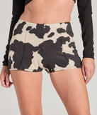 
Upgrade your style game for 2025 with the Cowgirl Outlaw Cow Print Hot Shorts in black, perfect for any fashion-forward wardrobe.