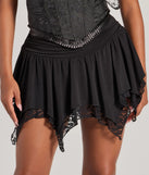 
Upgrade your style game for 2025 with the Fallen Fairy Hanky Hem Lace Skort in black, perfect for any fashion-forward wardrobe.