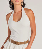 Perfect as a dress alternative for a date-night outfit, wedding guest attire, and cocktail party dress alike, the Trendy Slay Ruffled Drop Waist Romper is a women's ivory romper that combines a stylish, unique design with festive colors and on-trend details for a standout look!