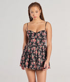 Pair the Thriving Allure Sweetheart Floral Romper with your favorite sandals or sneakers for effortless warm-weather looks with on-trend black rompers that speak your style.