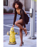 Make a bold statement in the Timeless Romance Open Back Lace Romper in black, the perfect spring dress for weddings, cocktail hours, nights out, and/or seasonal celebrations.