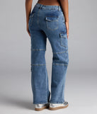 Choosing medium denim wash jeans means the Street Style Straight-Leg Cargo Denim Jeans are your new power move—polished enough for plans, bold enough for the gram.