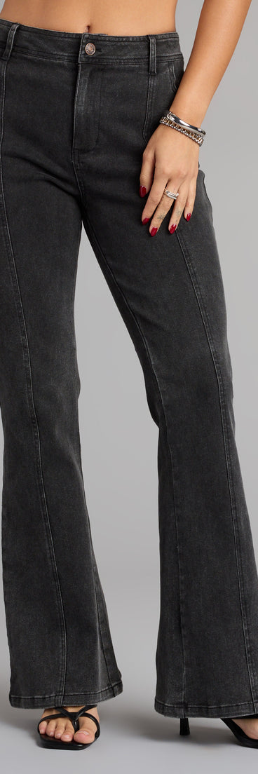 Wild Star Cheetah Mid-Rise Denim Jeans