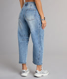 Chill Vibes Mid-Rise Barrel Jeans