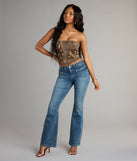 Walk This Way Mid Rise Flare Denim Jeans