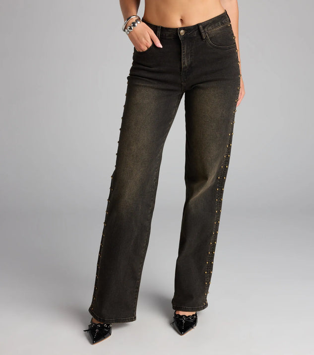 【^._.^】 S tethered long denim black theredthread S tethered long denim black