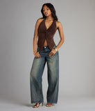 Off Duty Vibe Mid Rise Wide Leg Denim Jeans