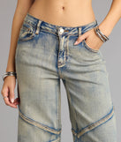 Curve The Rules Straight-Leg Denim Jeans