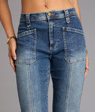 Street Flare Mid-Rise Flare Denim Jeans