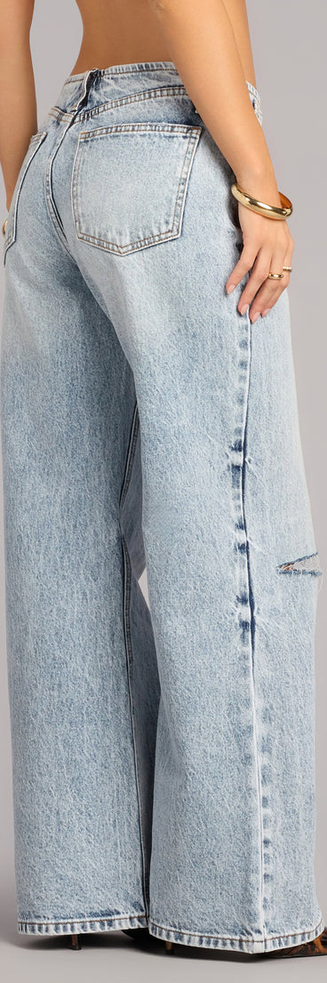 Worn In Energy Wide Leg Denim Jeans