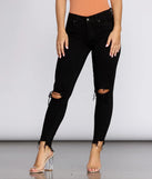 Josie Mid Rise Skinny Jeans