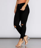 Josie Mid Rise Skinny Jeans