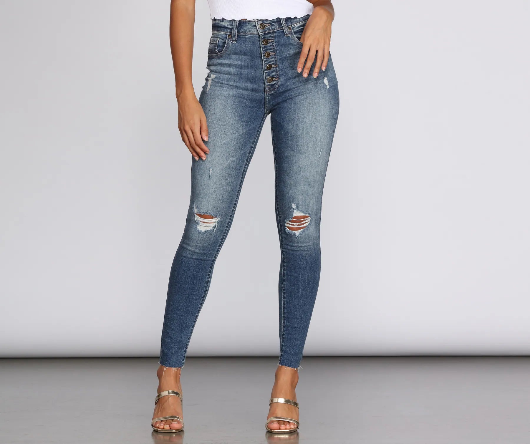 Bella Super High Rise Skinny Ankle Jeans | Windsor
