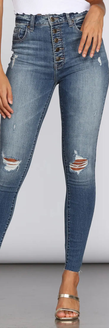 Bella Super High Rise Skinny Ankle Jeans