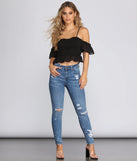 Middle Ground Distressed Skinny Jeans