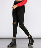 Bella Super High Rise Destructed Jeans