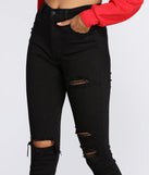 Bella Super High Rise Destructed Jeans