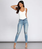 Jude Mid Rise Skinny Jeans