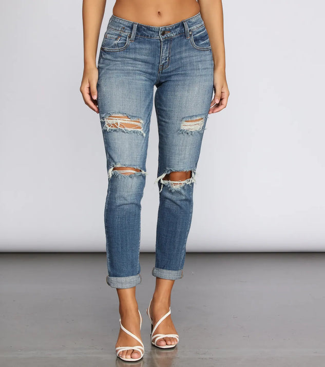 Mia Relaxed Fit Skinny Jeans
