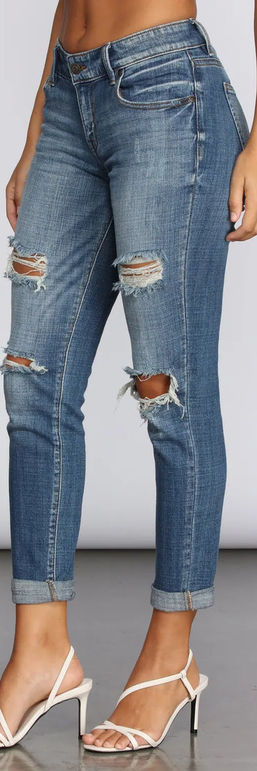 Mia Relaxed Fit Skinny Jeans