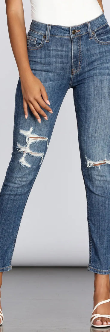 Clara High Waist Cropped Jeans