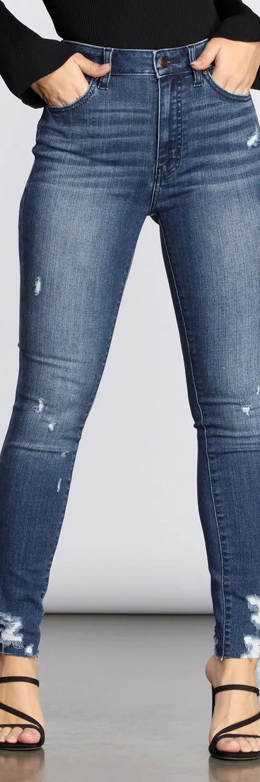 Bella High Rise Skinny Ankle Jeans