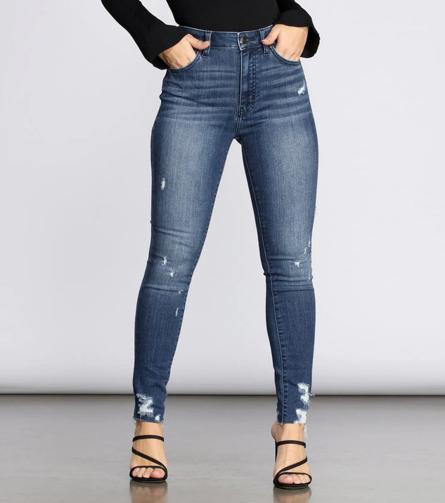 Bella High Rise Skinny Ankle Jeans