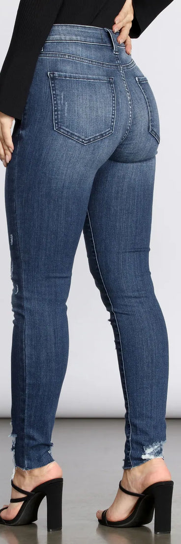 Bella High Rise Skinny Ankle Jeans