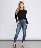 Bella High Rise Skinny Ankle Jeans