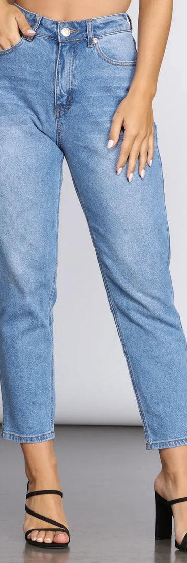 High Rise Classic Boyfriend Jeans