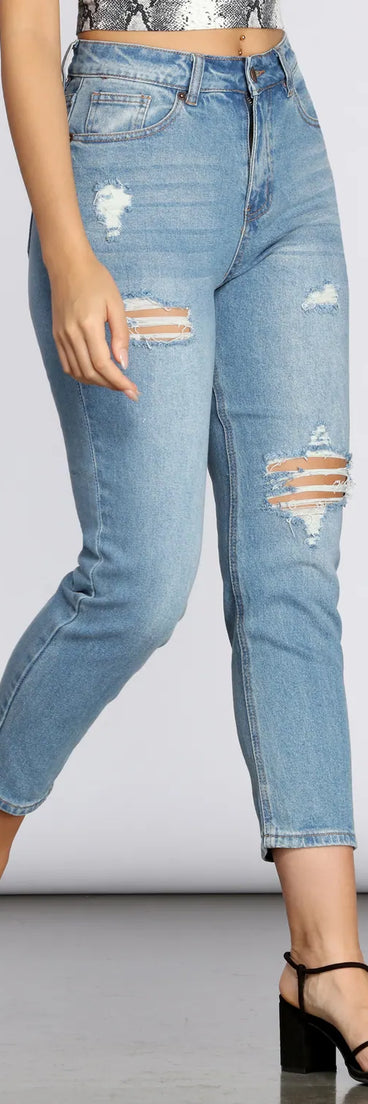 Bring The Drama Distressed Jeans