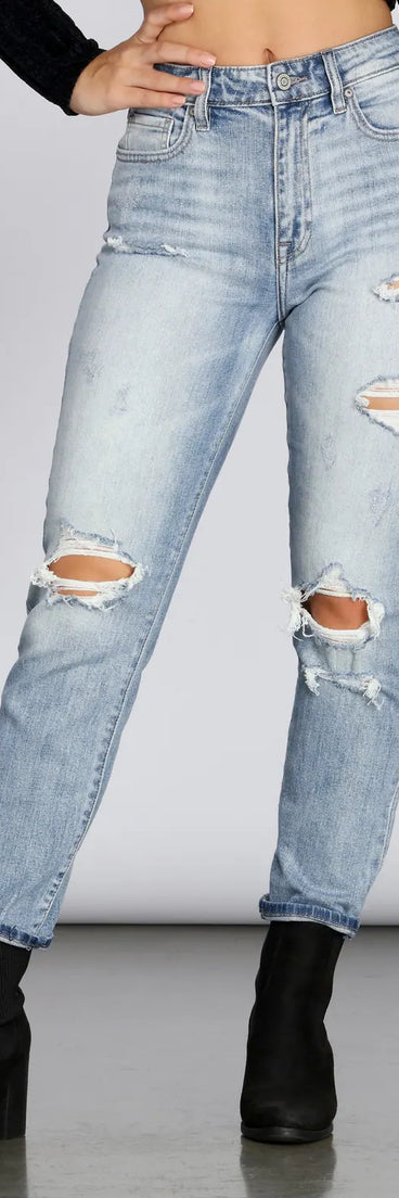 Tobi High Rise Mom Jeans
