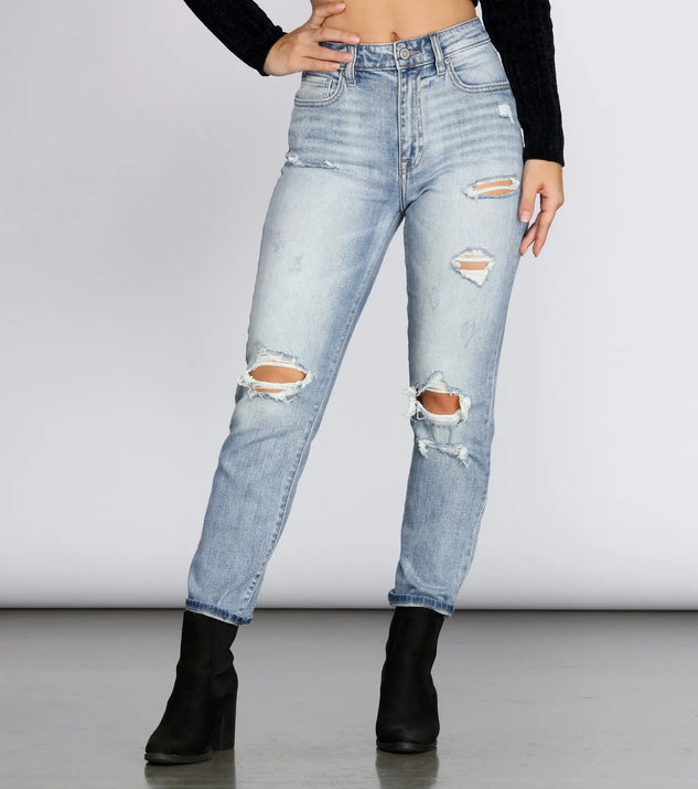 Tobi High Rise Mom Jeans