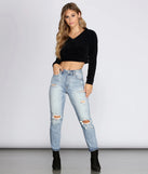 Tobi High Rise Mom Jeans