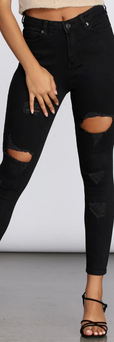 Take Me To The Edge Cropped Jeans