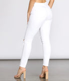 Bella Super High Rise Destructed Skinny Jeans