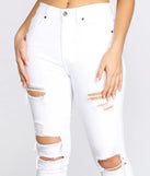 Bella Super High Rise Destructed Skinny Jeans