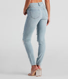 Jude Mid Rise Distressed Skinny Jeans