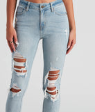 Jude Mid Rise Distressed Skinny Jeans