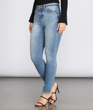 High Rise Clean Skinny Jeans