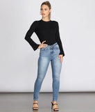High Rise Clean Skinny Jeans