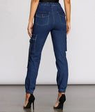 Grab N' Go Denim Cargo Jogger Pants