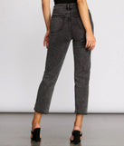 High Rise Acid Wash Jeans