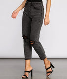 High Rise Acid Wash Jeans
