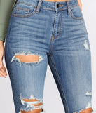 Taking Chances Cropped Skinny Jeans