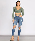 Taking Chances Cropped Skinny Jeans
